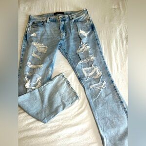 Hollister ripped jeans